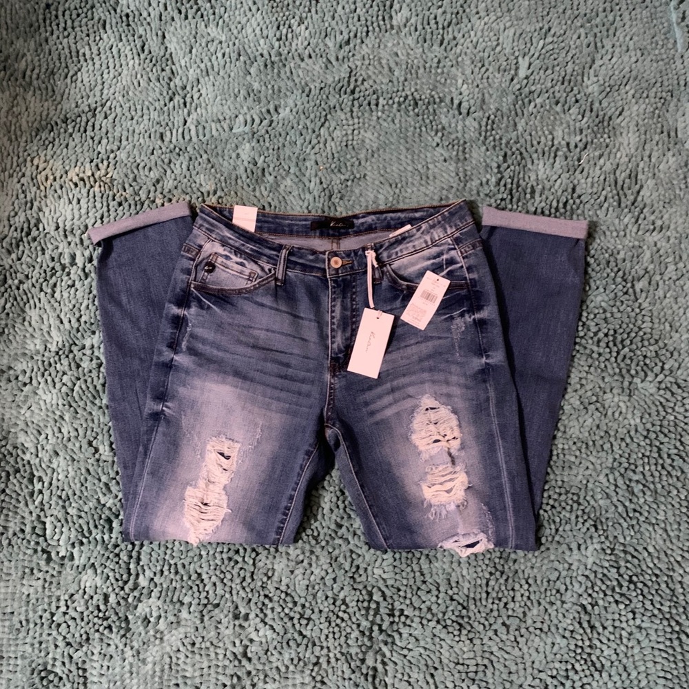 NWT KanKan mid rise skinny jeans size 29x29